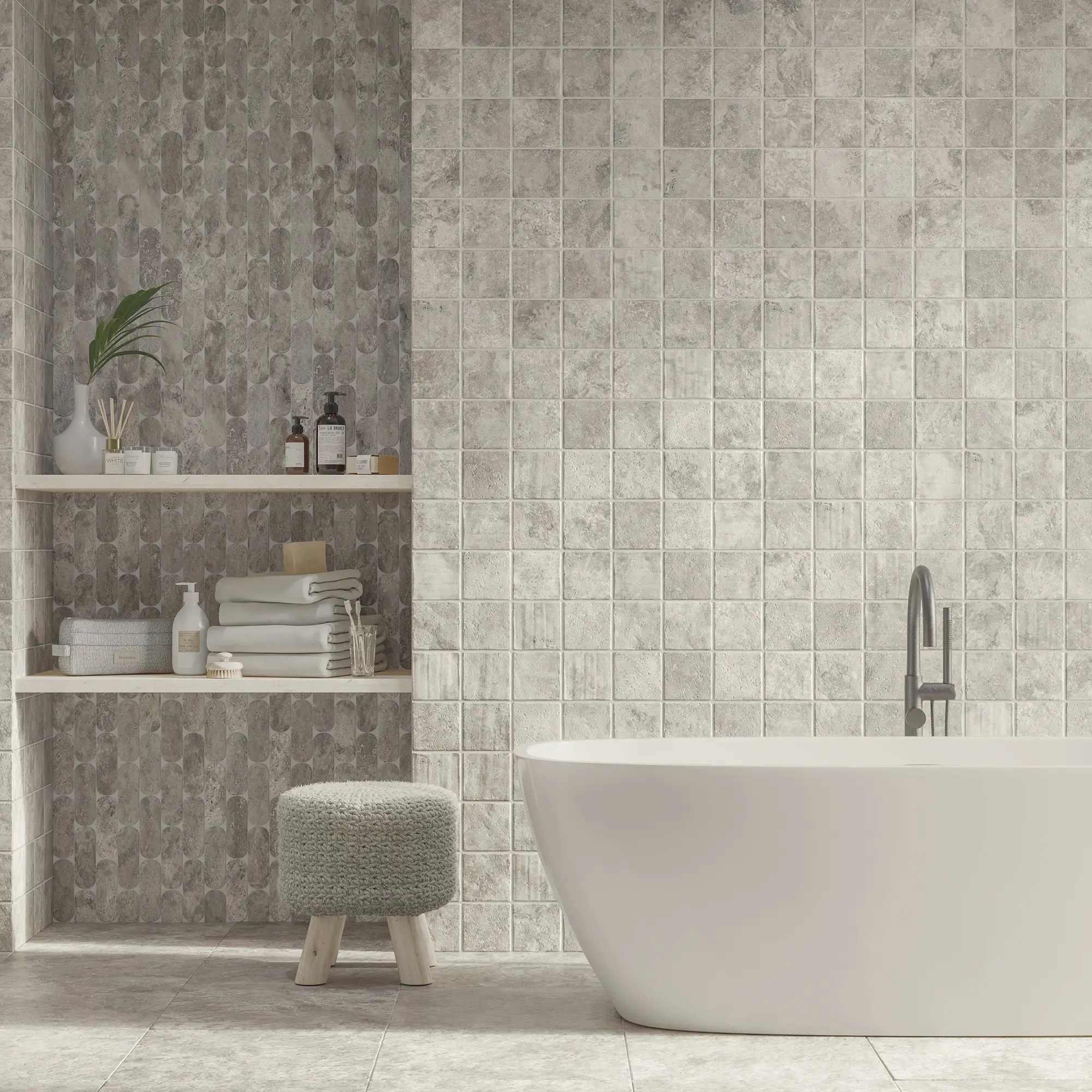 136588 На пол Cross Cut Walnut 4.6x37.5 - фото 4