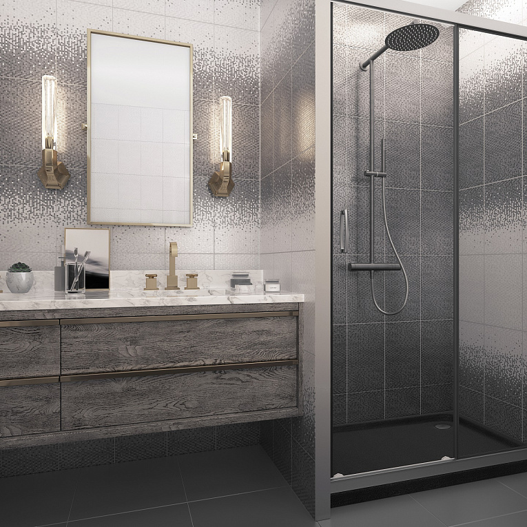 10100001092 На стену Лейла Голубой низ 02 25х40 - фото 2