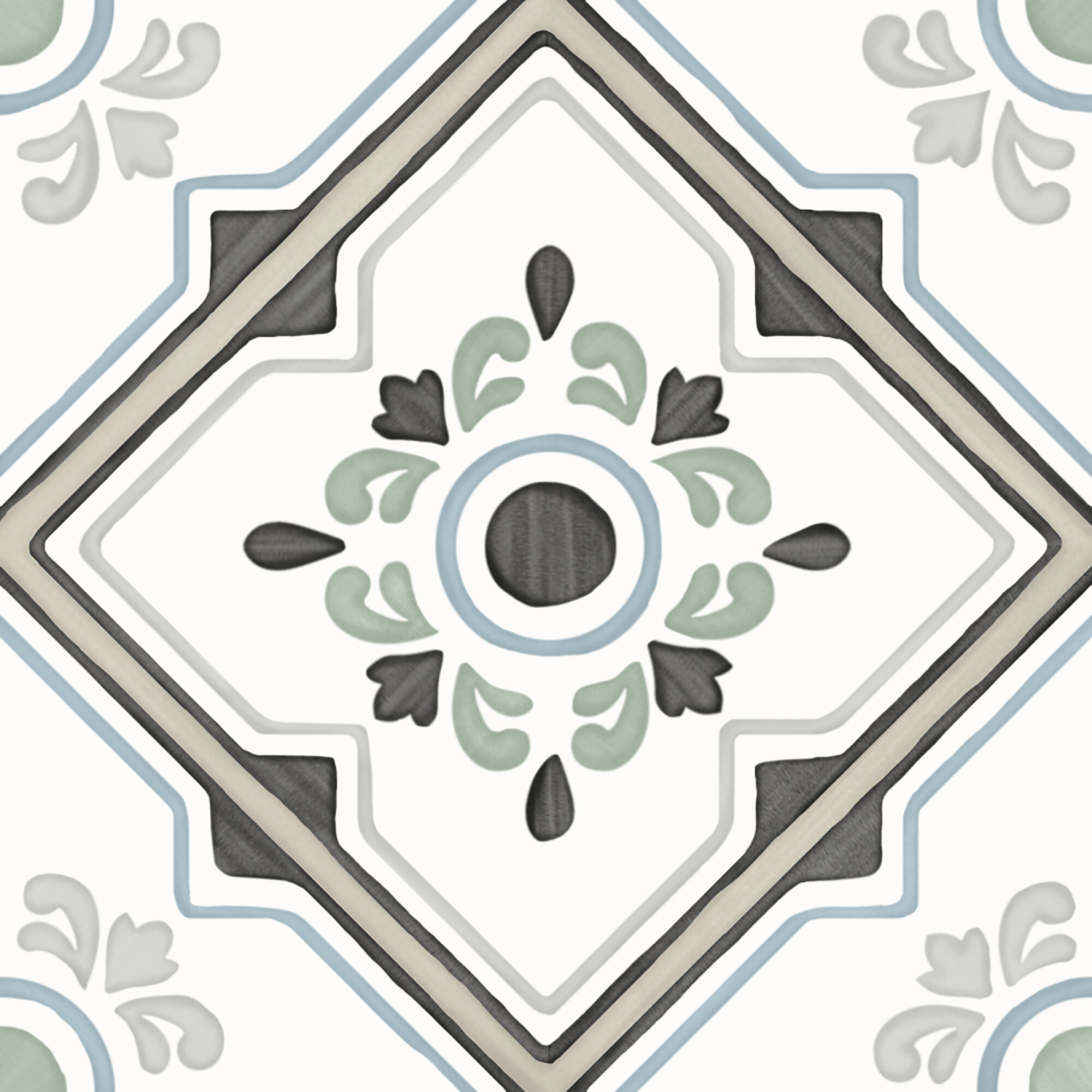 3356231082 На пол Tanger Sand Bloom 12.3x12.3 - фото 5