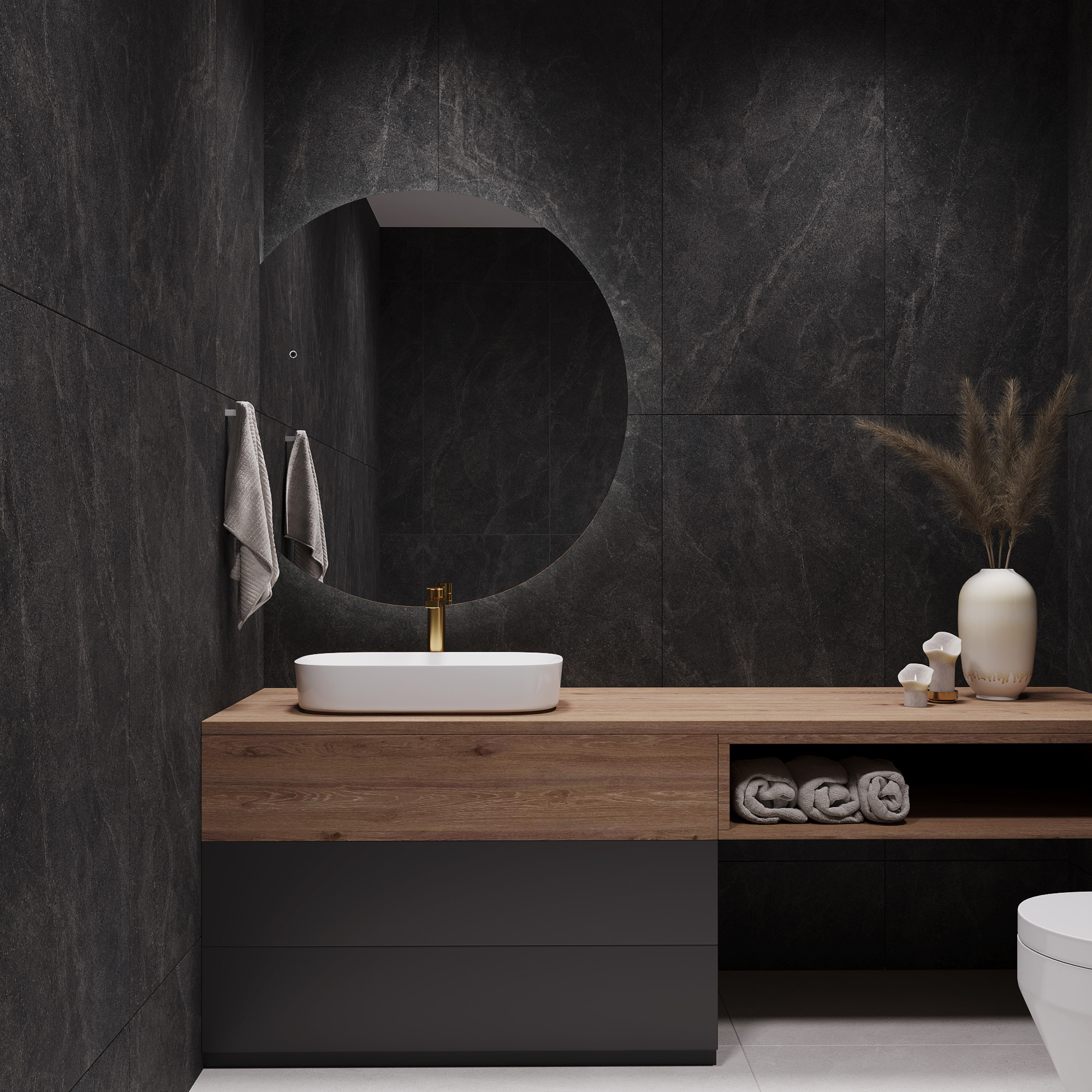 EX-209 На пол Castello Gris Матовая рельефная R11 60x60 - фото 12