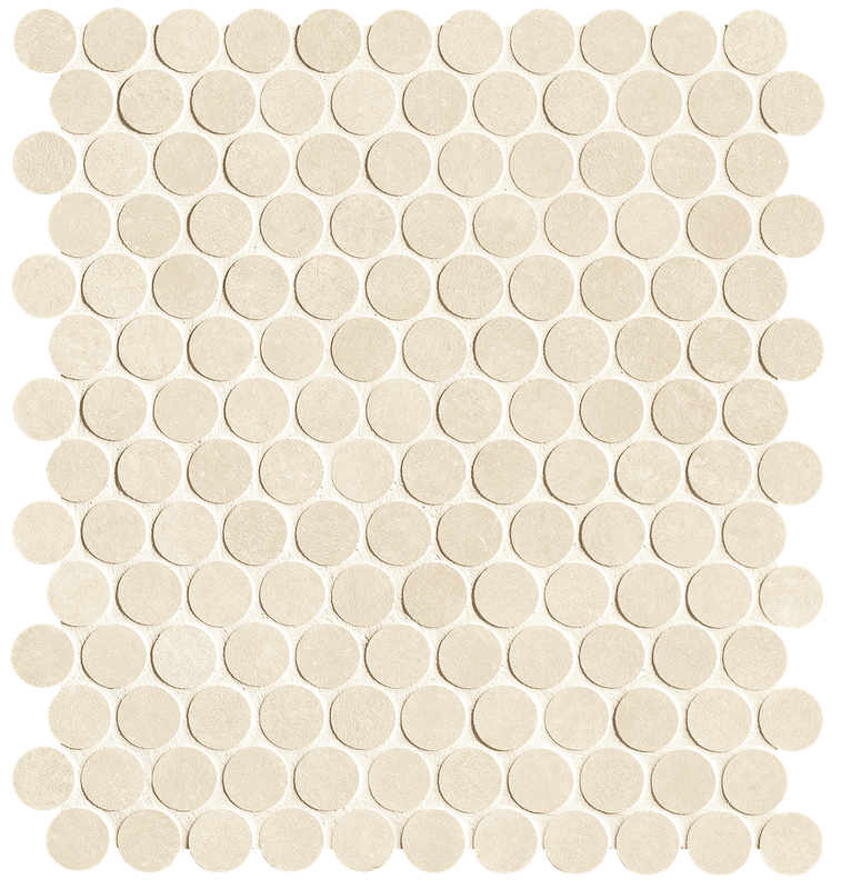 fTAT На пол Still Beige Round Mosaico Matt 29.5x32.5