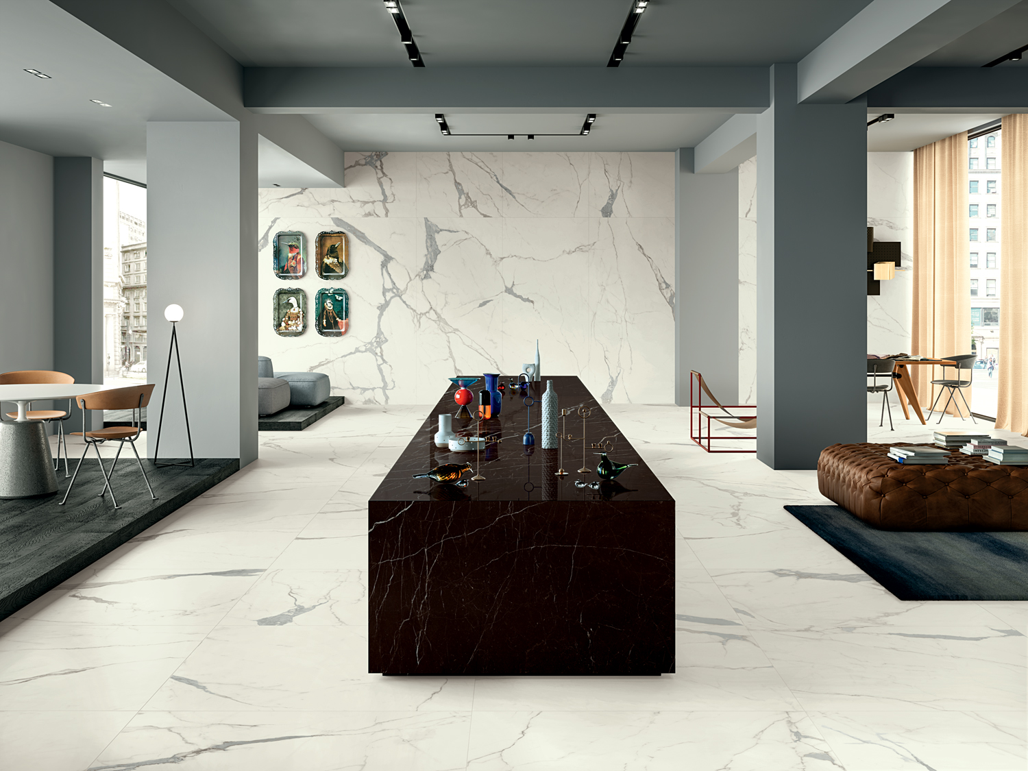 EK6VA33 На пол Vanity Onice Royal Touch 6.5 mm 120x278 - фото 4