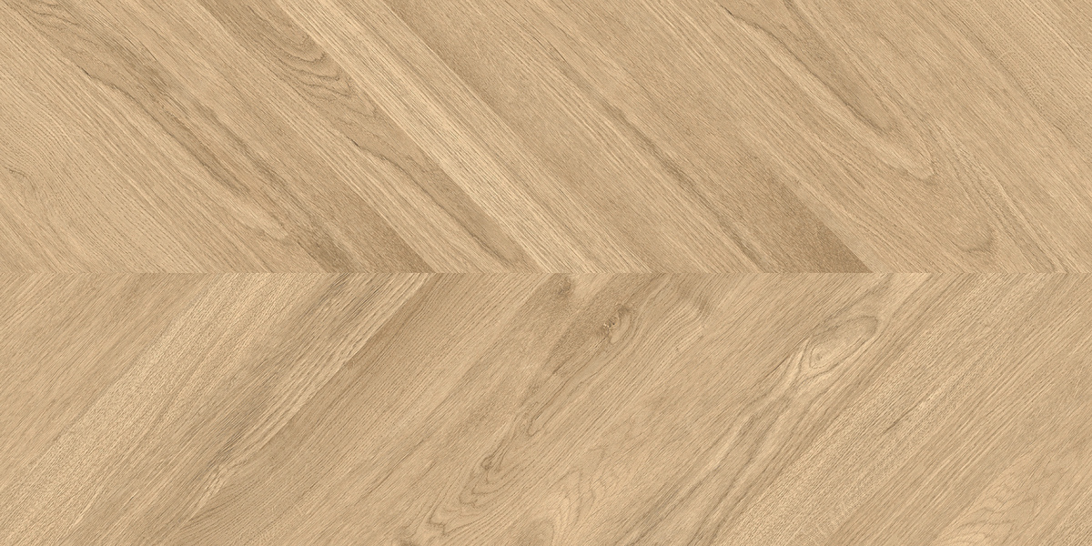 На пол Wood Latina Miele Chevron Бежевый матовый карвинг 60х120