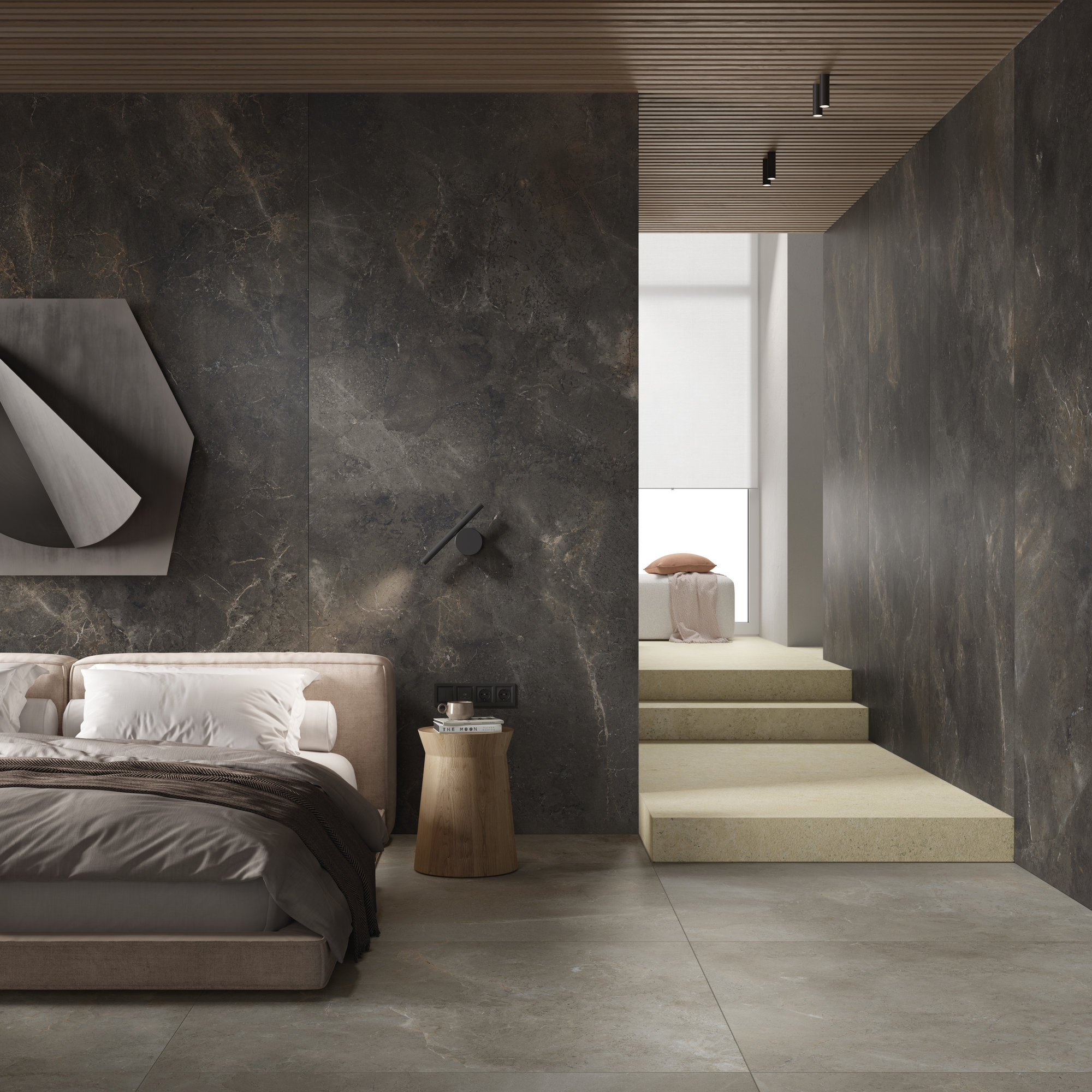 P315591MF6 На пол Art Stone Mystic Black Natural 6mm 150x300 - фото 5