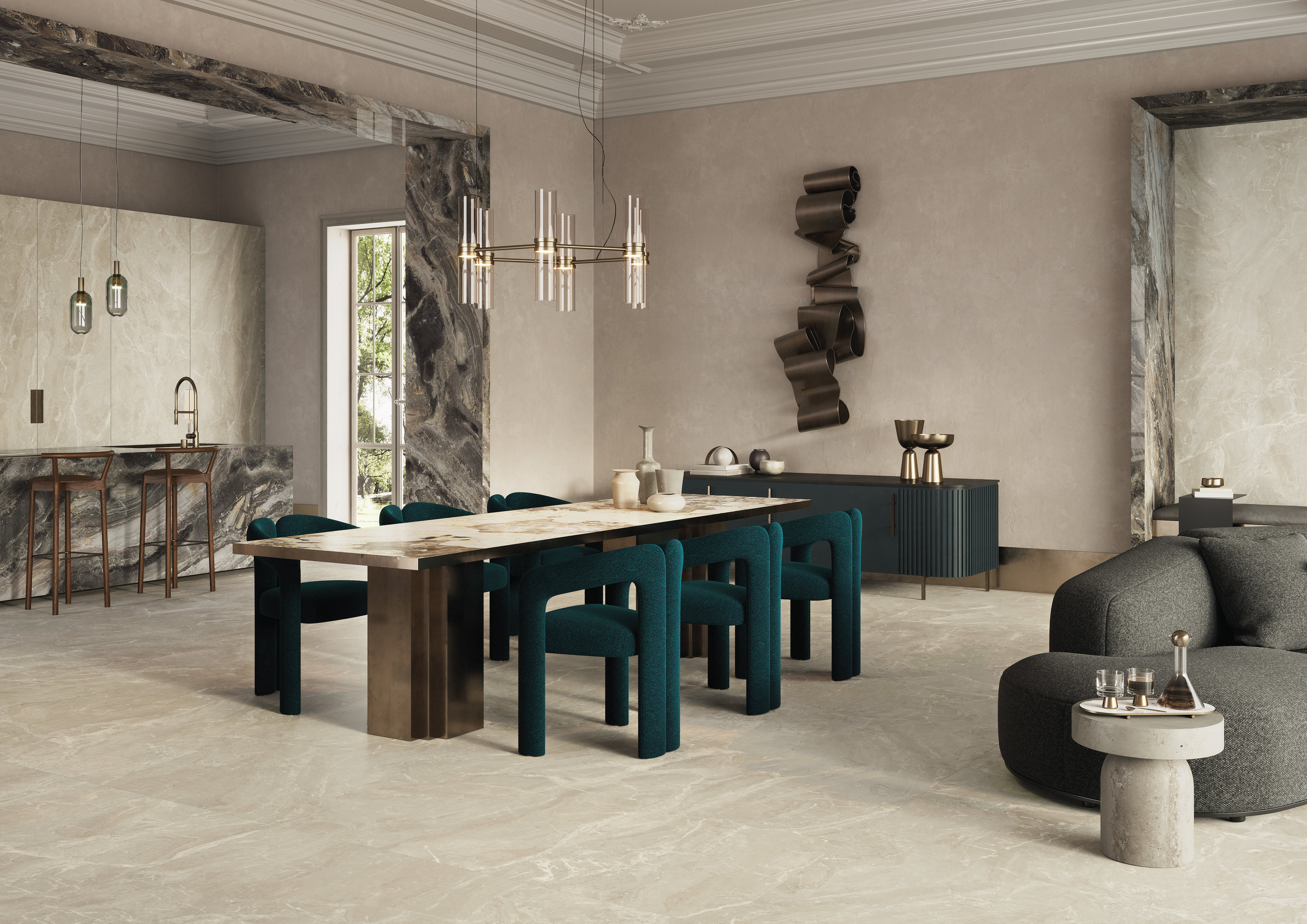 MMF33861530 На пол Maximum Marmi Opal White Feel 300х150 - фото 32