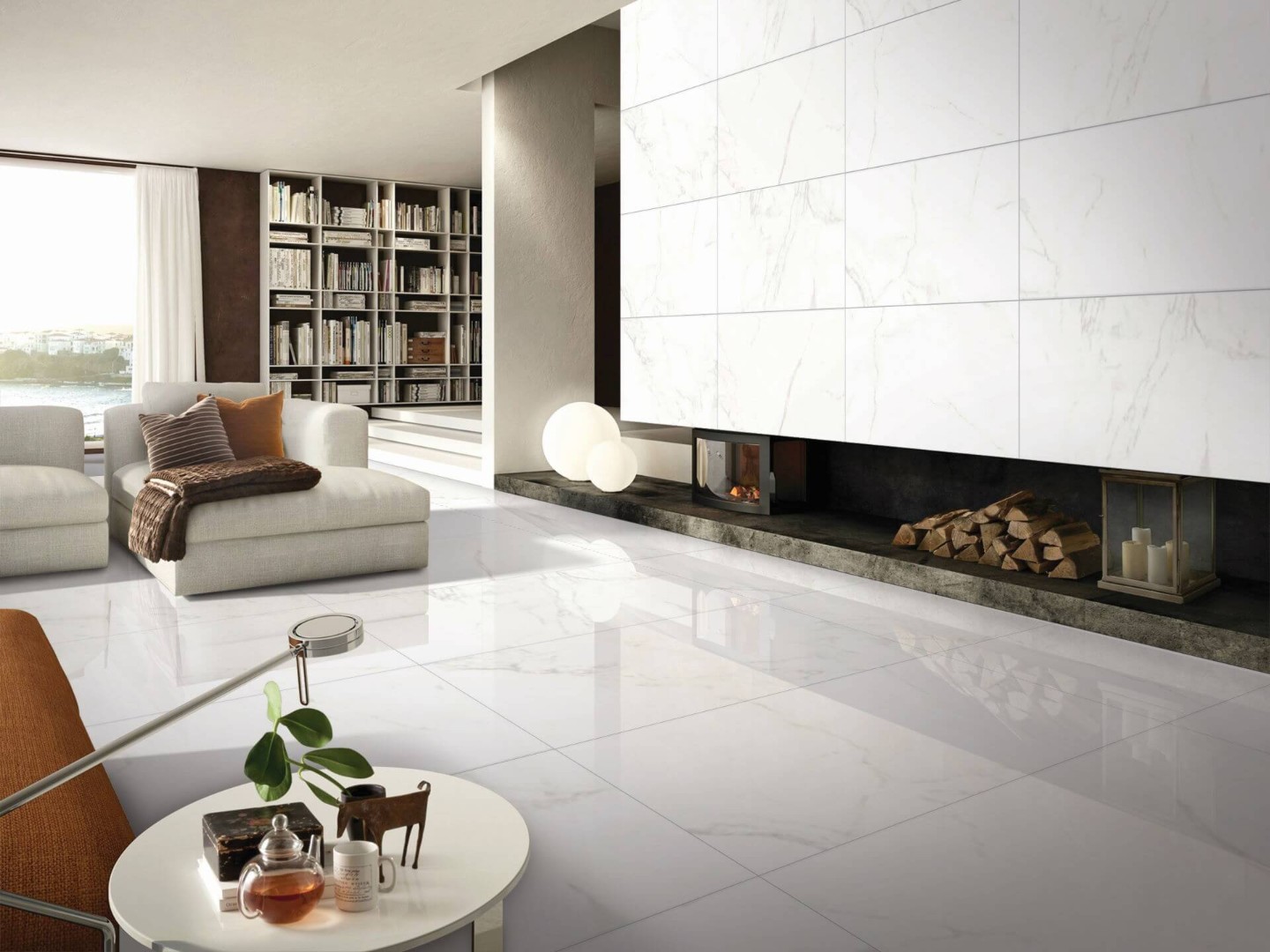 NSC8045 На пол Porcelain Tile 8045 Серый матовый 80x80 - фото 2