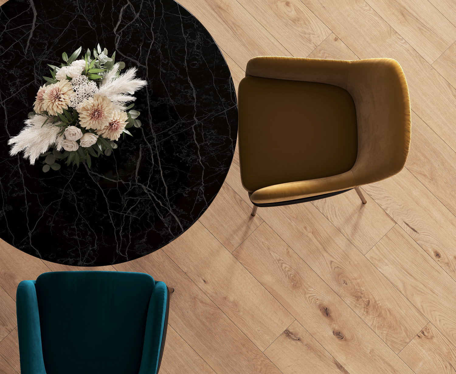 На пол Lux Honey Бежевый 20х120 - фото 15