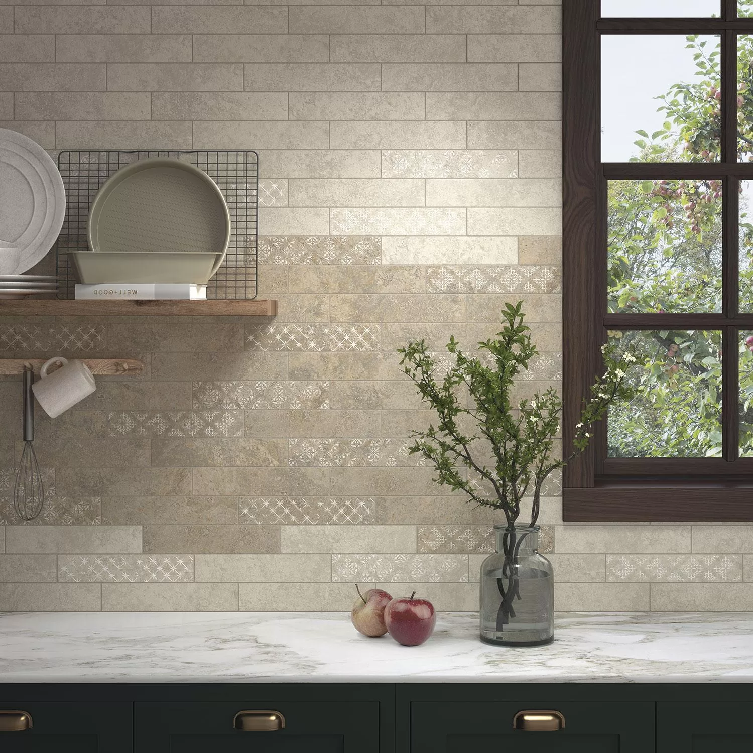 26312 На стену Брюссель Бежевый светлый матовый 28.5 - фото 6