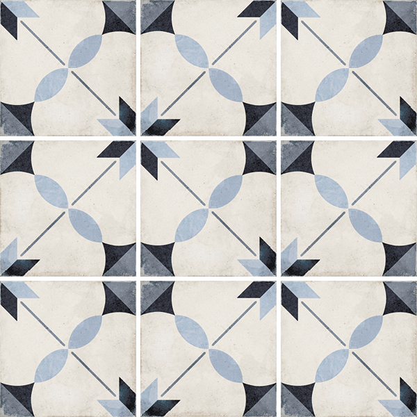 24411 Декор Art Nouveau Arkade Blue 20x20 - фото 2