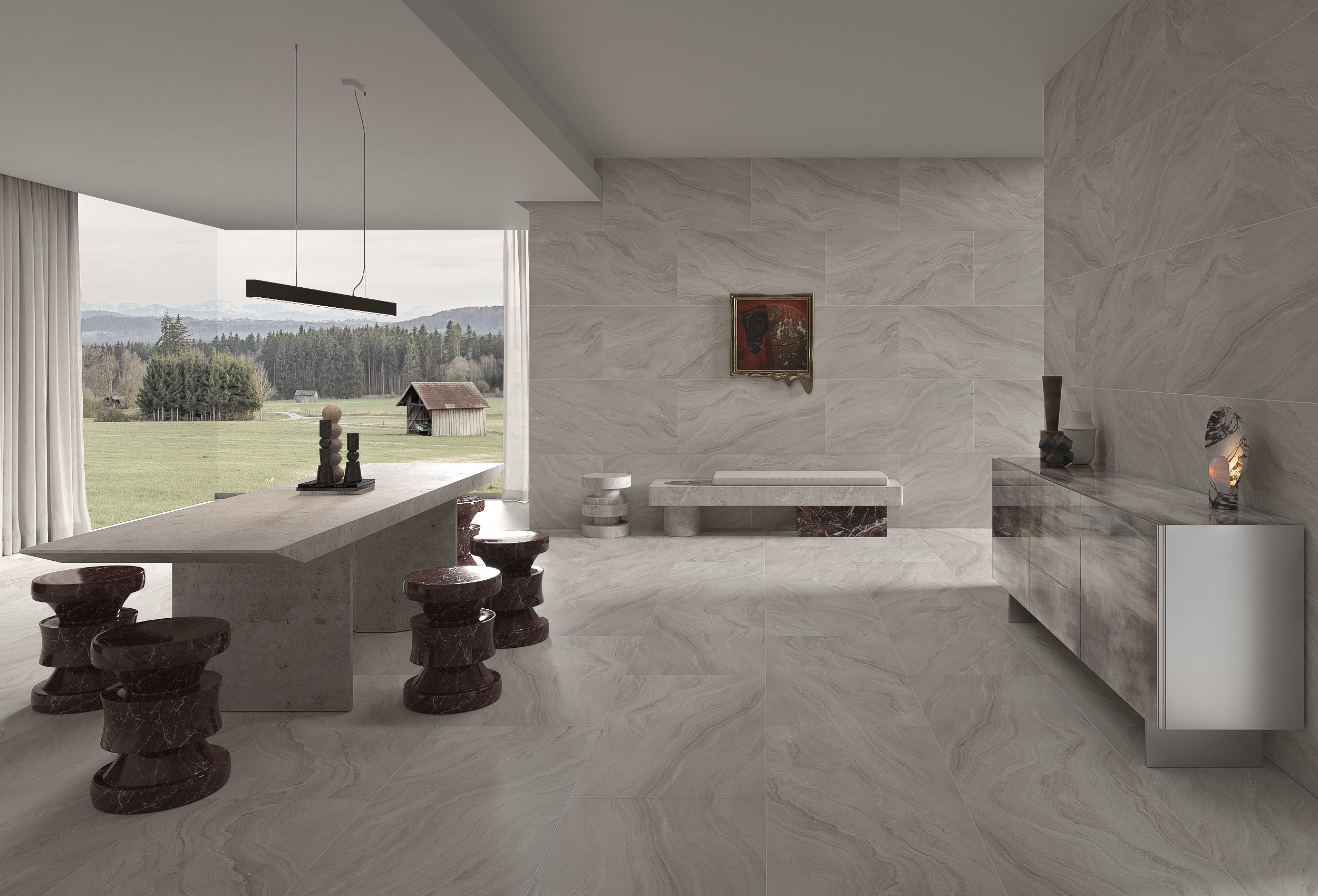 2198 На пол Pro Milano Black Matt Shape 4D 120x60 - фото 11