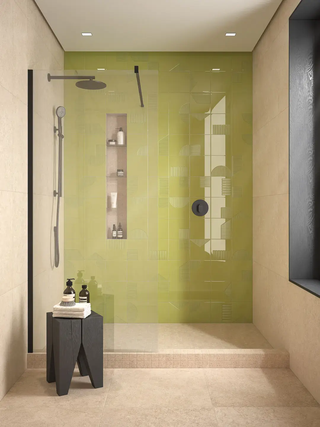 KM2020B0080N На стену Пикассо Коричневый светлый глянцевый 20x20x0.69 - фото 3