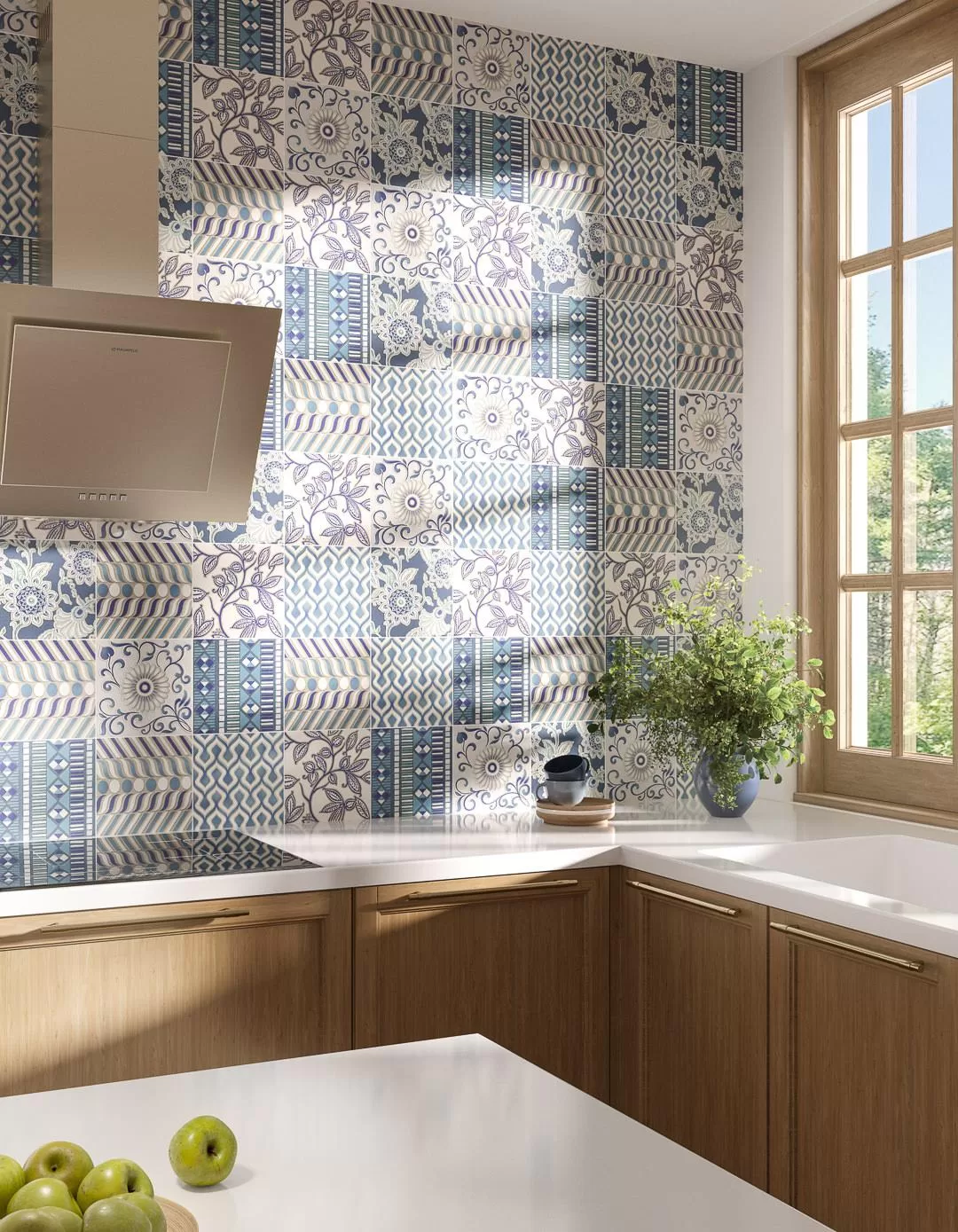 KMD3STA008BN Декор Шавен 2 матовый 20x20x0.69 - фото 5