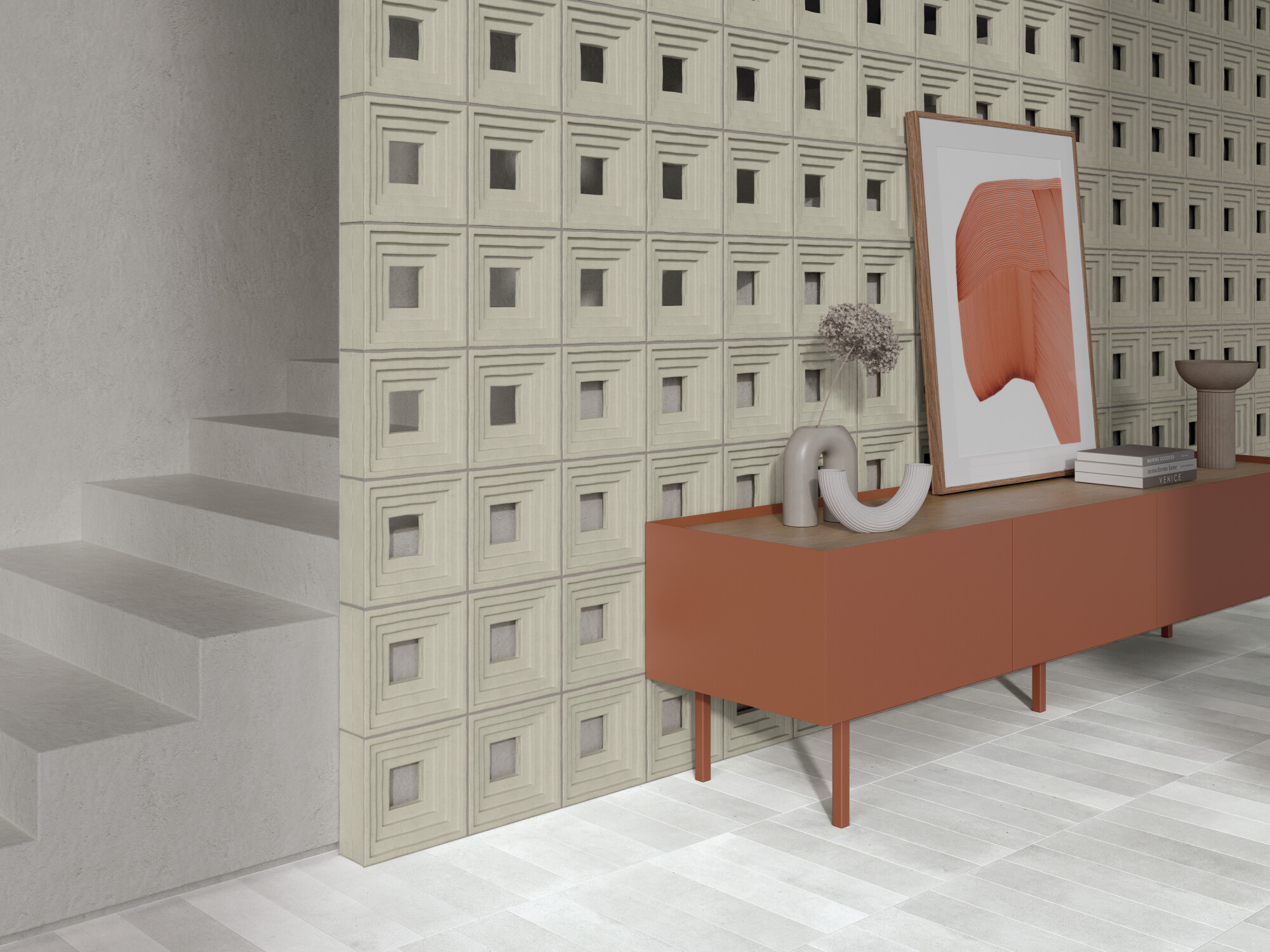 33888 На стену Pique Cloth Anthracite 19.8х19.8 - фото 5