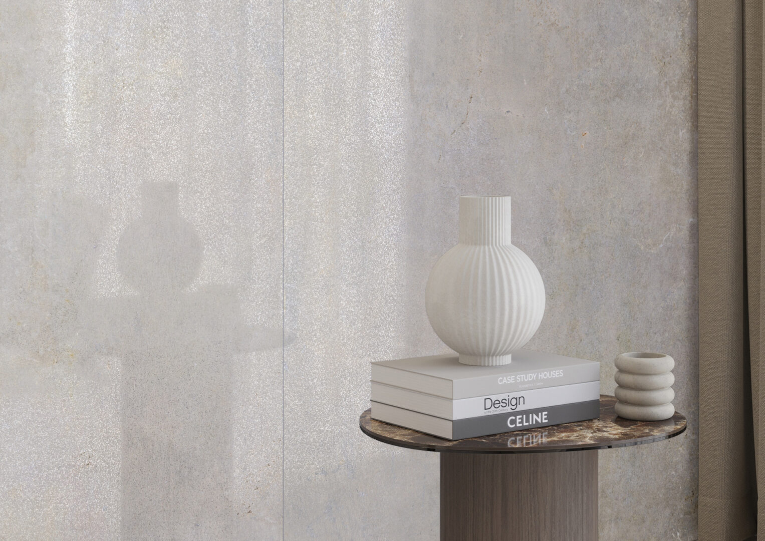 На пол Textural Anthracite Silky Cristal 59.7x119.7 - фото 7