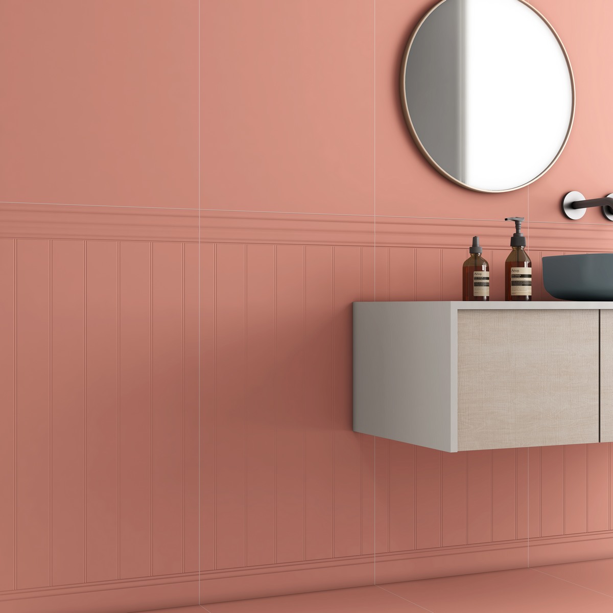 N90055 На стену Rare & Unique Brick Wainscot Matt 60x120 - фото 5