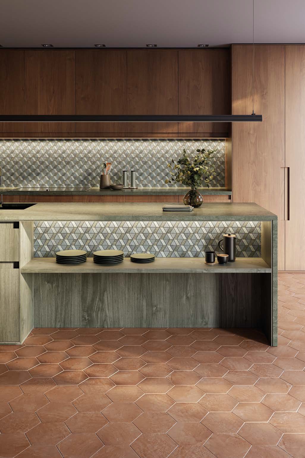 100380646 На стену Tessera Creams 27.2х31.4 - фото 3