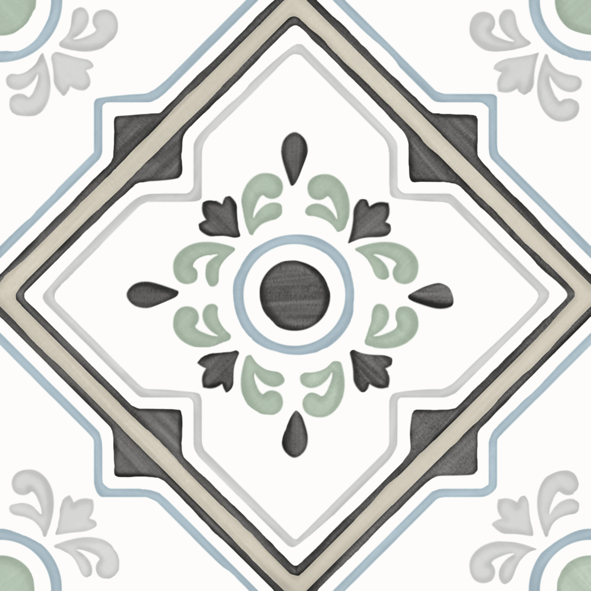 3356231082 На пол Tanger Sand Bloom 12.3x12.3 - фото 4