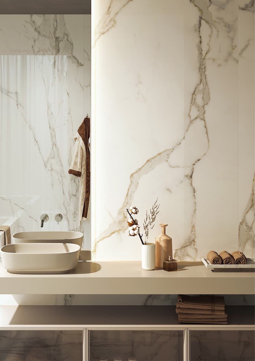 163005 На пол Calacatta Oro Lap Ret 6mm 160x320 - фото 7