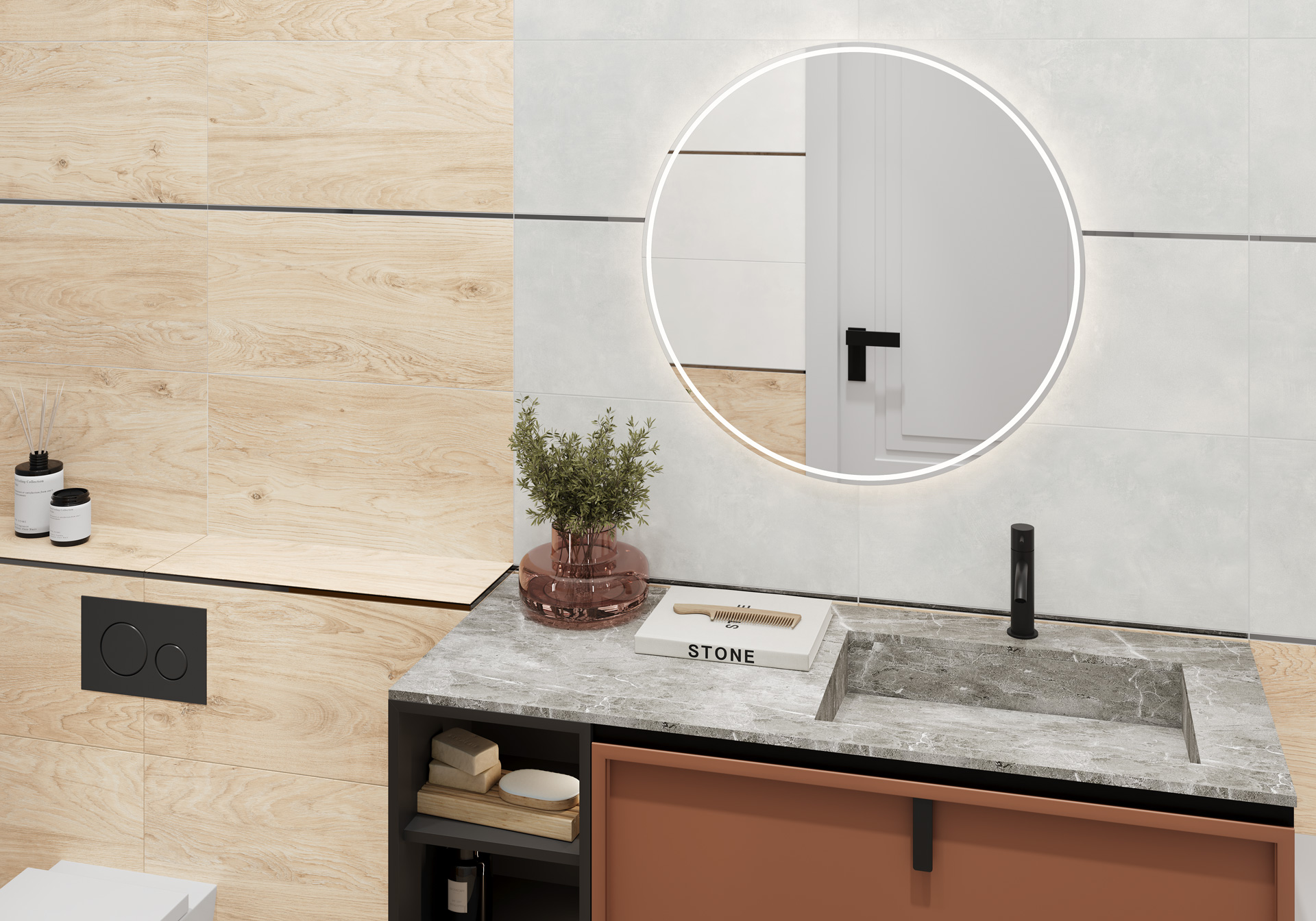 GFU6060SHP70R На пол Sharp 70R матовый карвинг 600x600x9 - фото 20