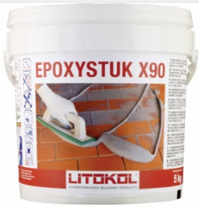  Эпоксидная затирка EPOXYSTUK X90 С.15 (Серый) 10 кг - фото 2