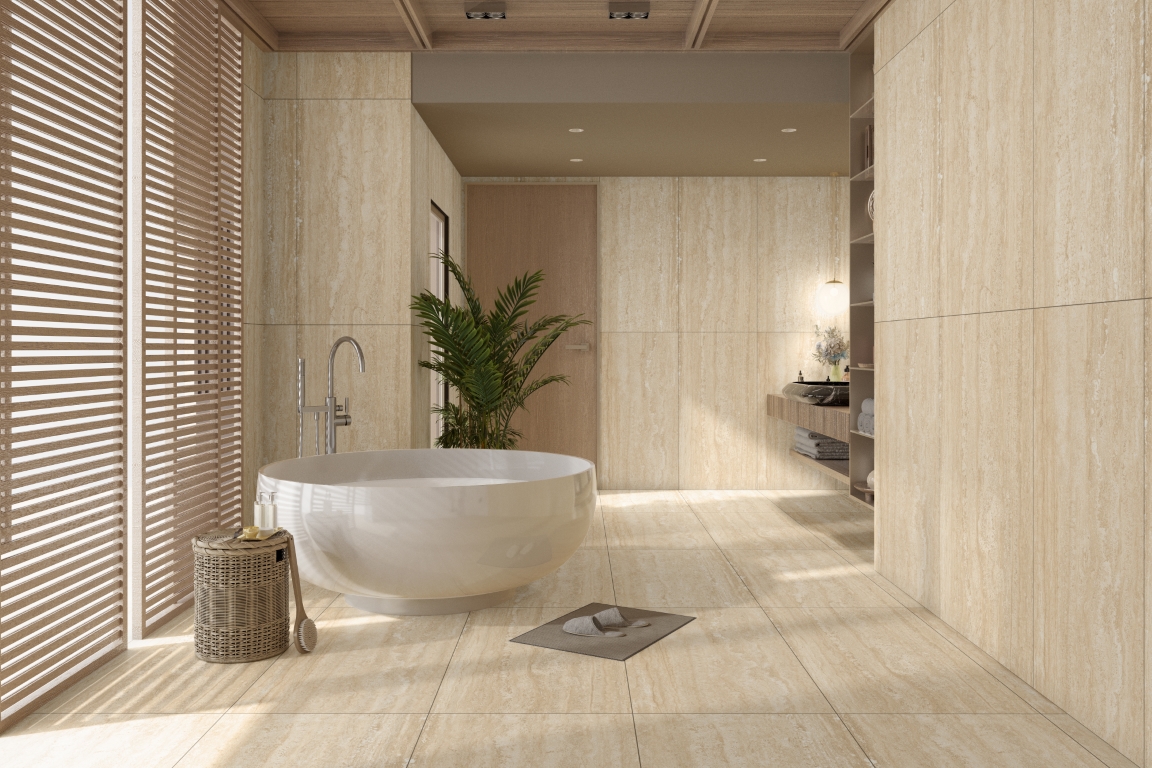 ETSTN1232MT60120  На пол Travertine Crema Matt 60x120 - фото 6