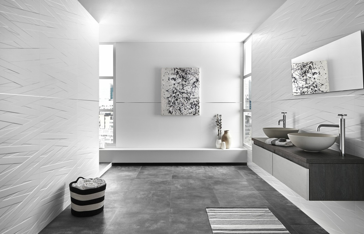 18502 На стену Laccio Cement-H/R 32x90 - фото 6