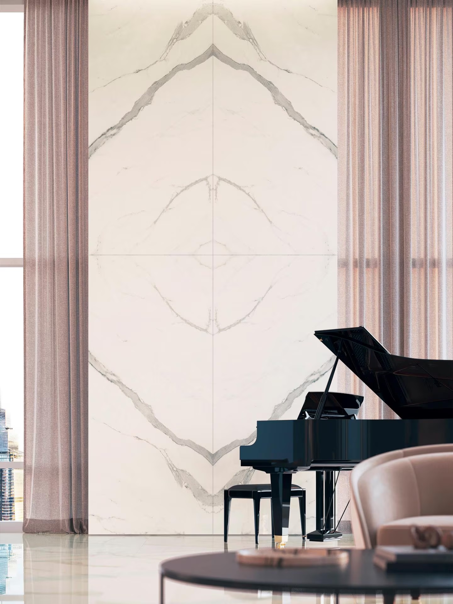 100331073 На пол Aria White Polished 120x120 - фото 13