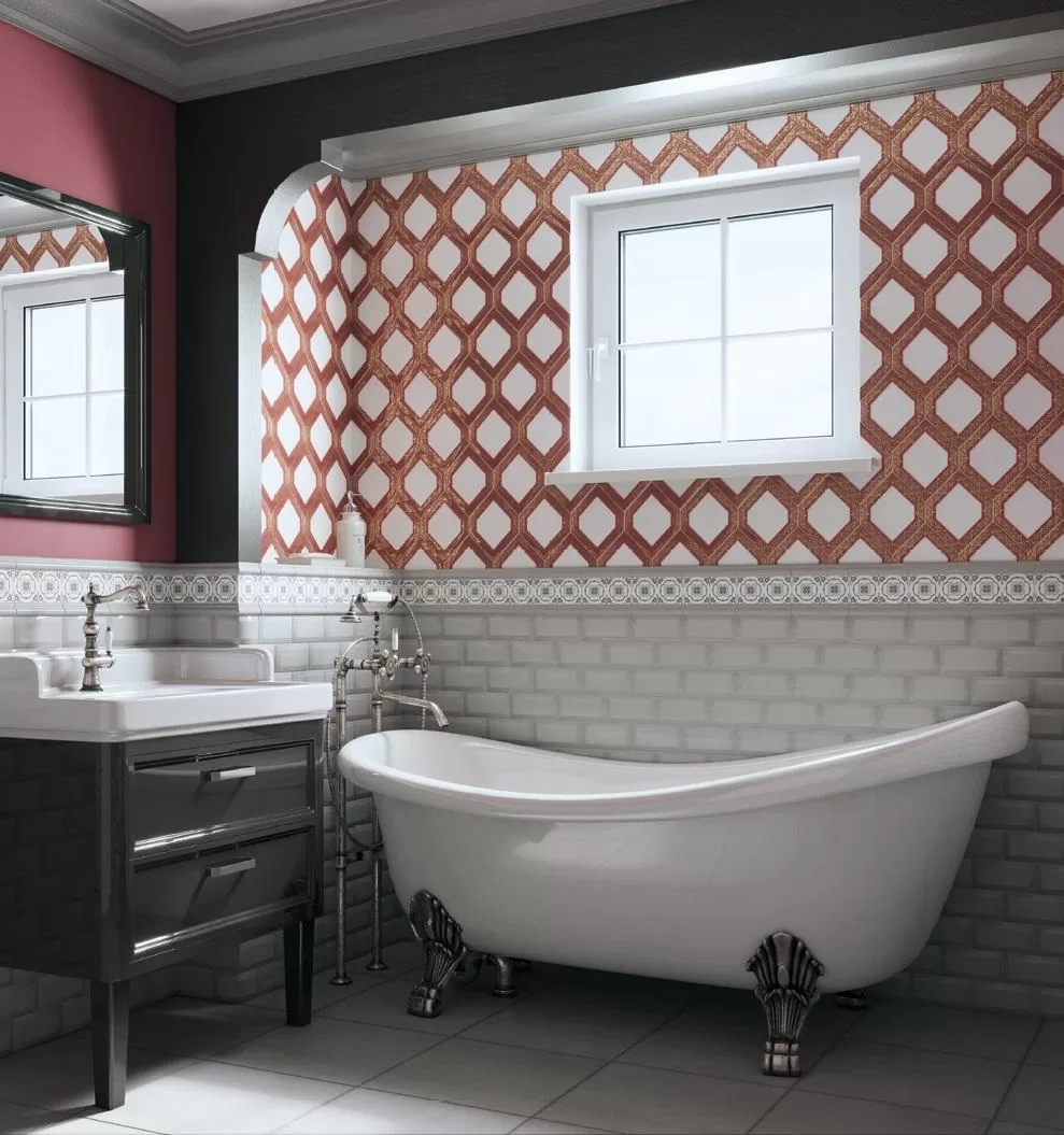 16057  На стену Клемансо Клемансо бирюзовый грань - фото 4