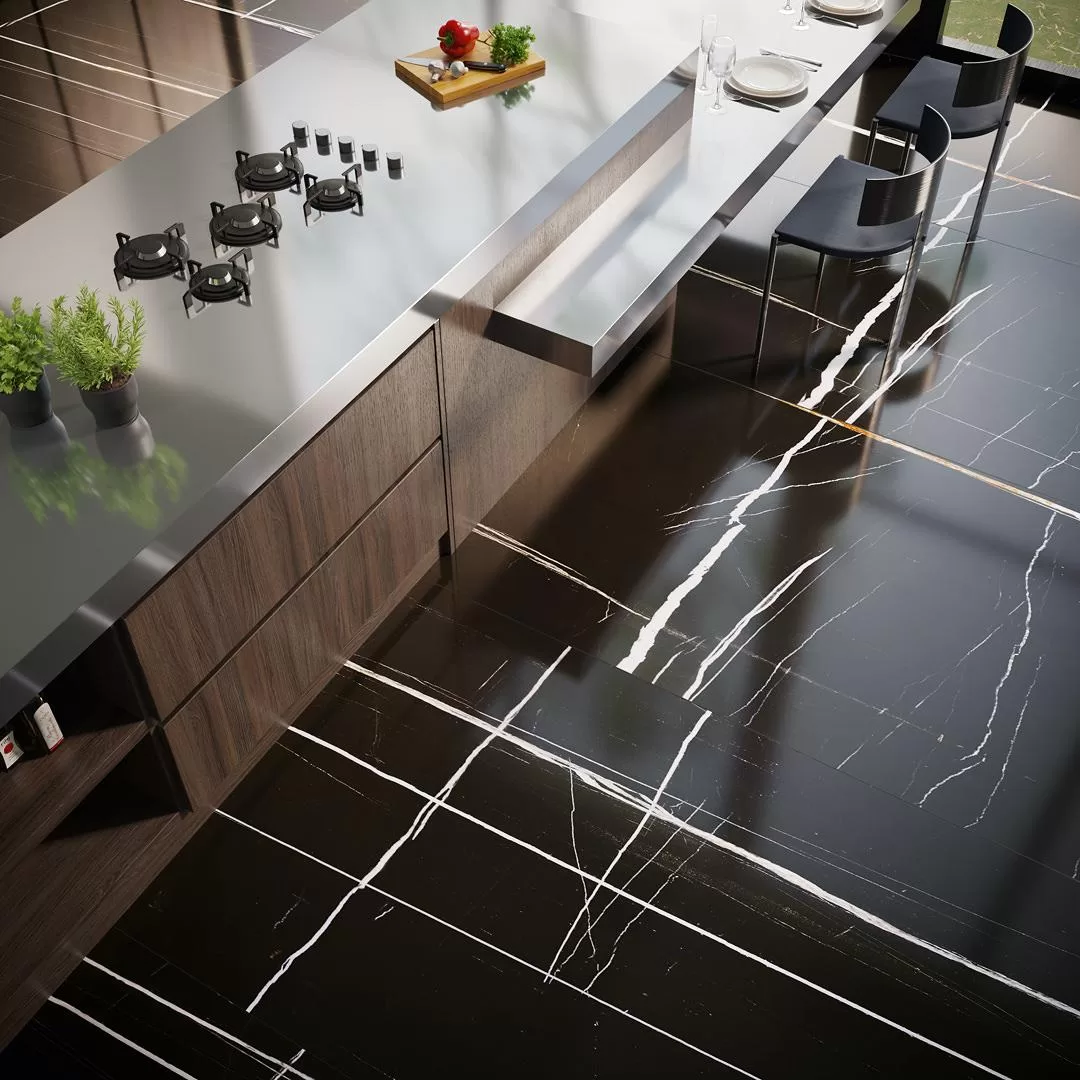 SG072902R На пол Sahara Black/Сахара Блэк Сахара Блэк Лаппатированный Обрезной 119.5х320 11мм - фото 6