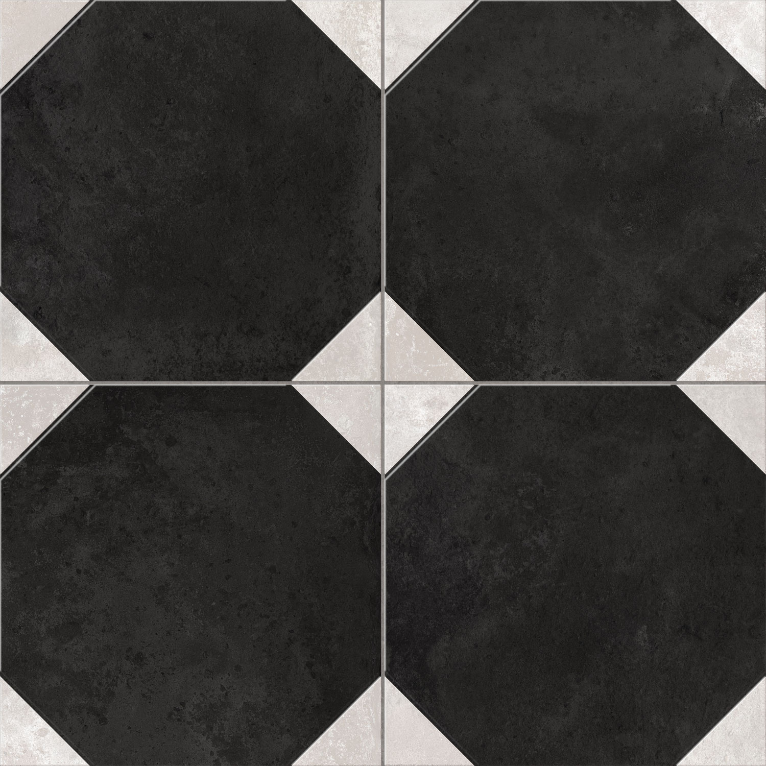 На пол Patchwork Rimini Black Pre-Cut 45x45