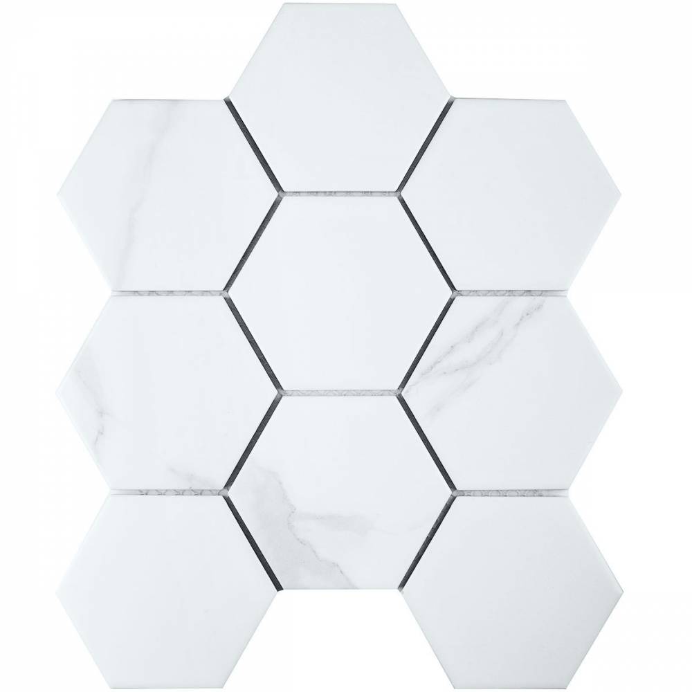 PMFQ82223 На стену Homework Hexagon big Carrara Matt