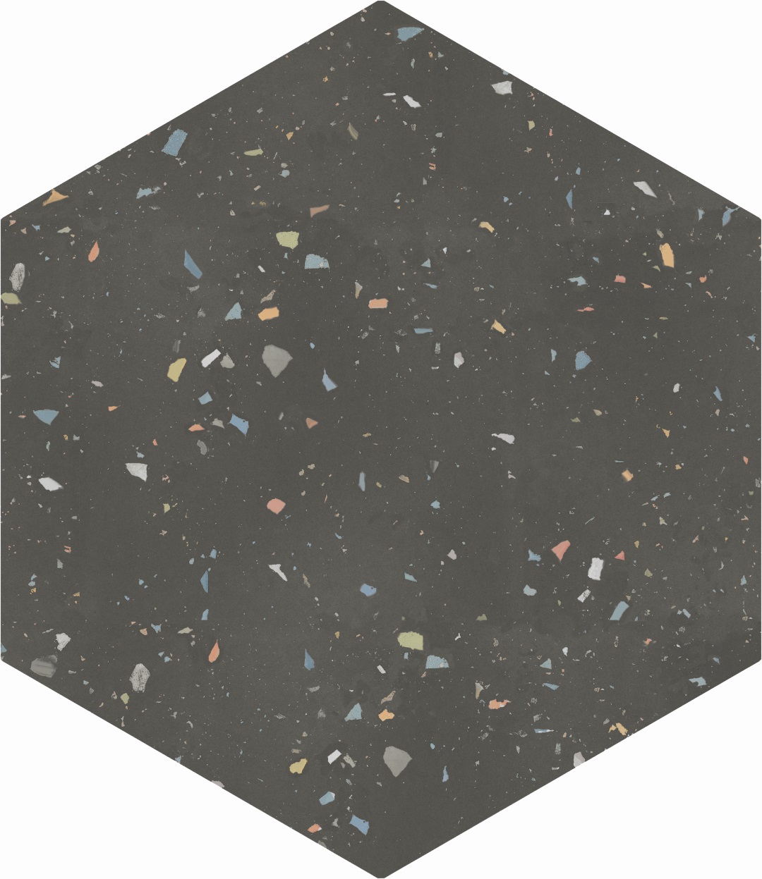 123386 На пол Terrazzo Graphite Colours 32x36.8