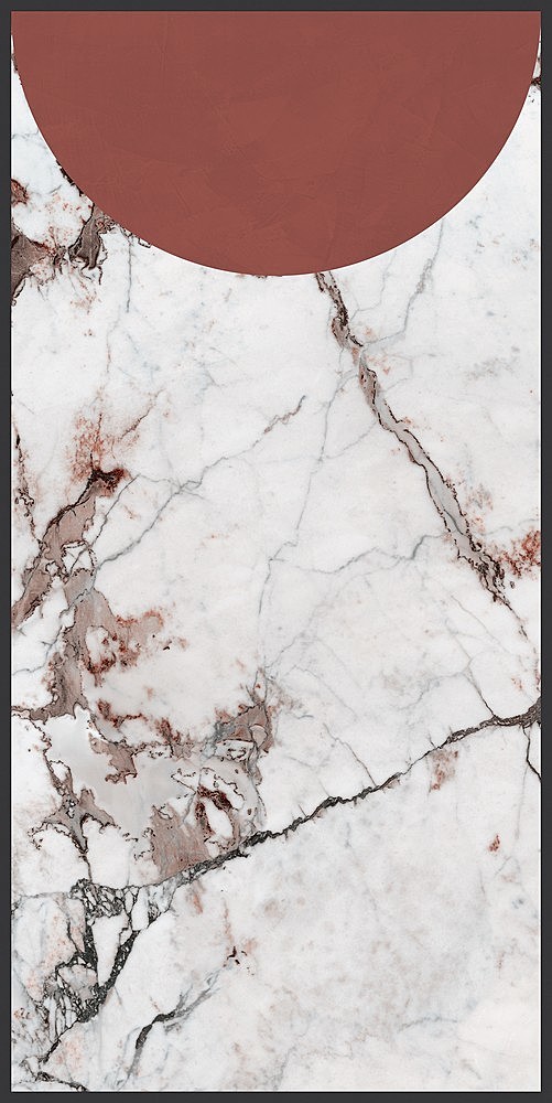 764127 Декор Policroma Volta Breccia-Mattone Mat Ret 6mm 120x240 - фото 2