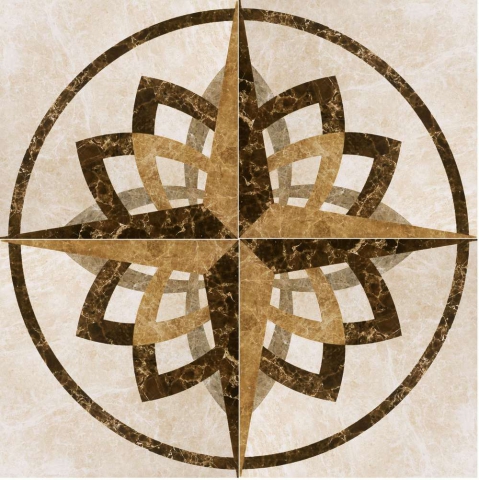 610080000148 Декор Elite Wall Project Уайт Вставка Блоссом Люкс и Реттифицированный - фото 2