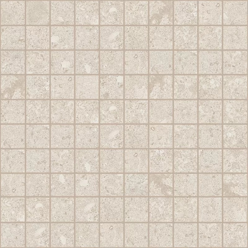 767031 Декор Elemental Stone White Limestone Mosaico Luc 3x3 30x30