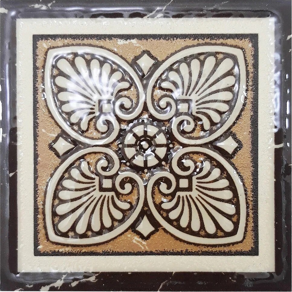ВК 102 Декоративная вставка Керамические вставки Карфаген 7х7