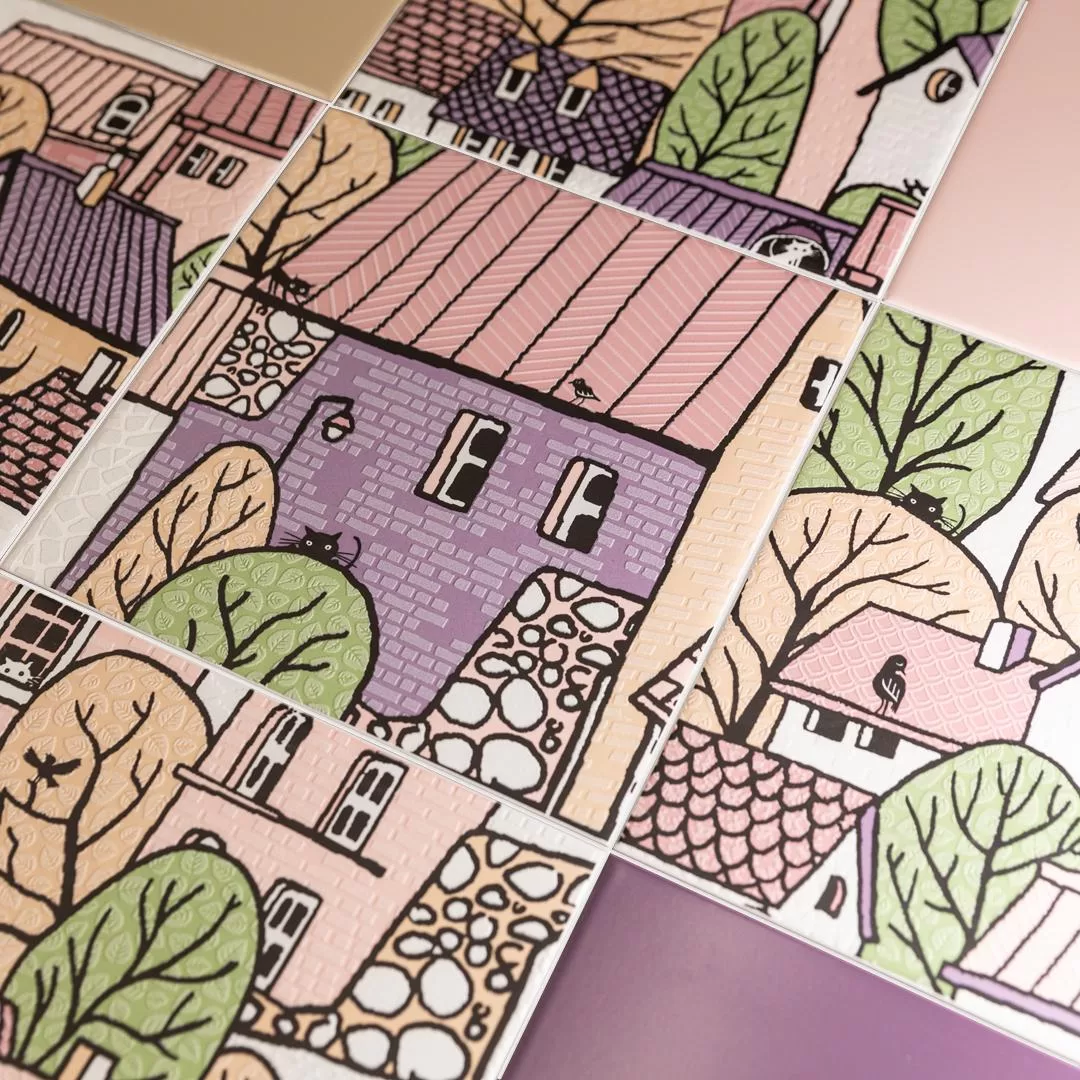 OS/A222/5009 Декор Городок 1 Матовый - фото 3