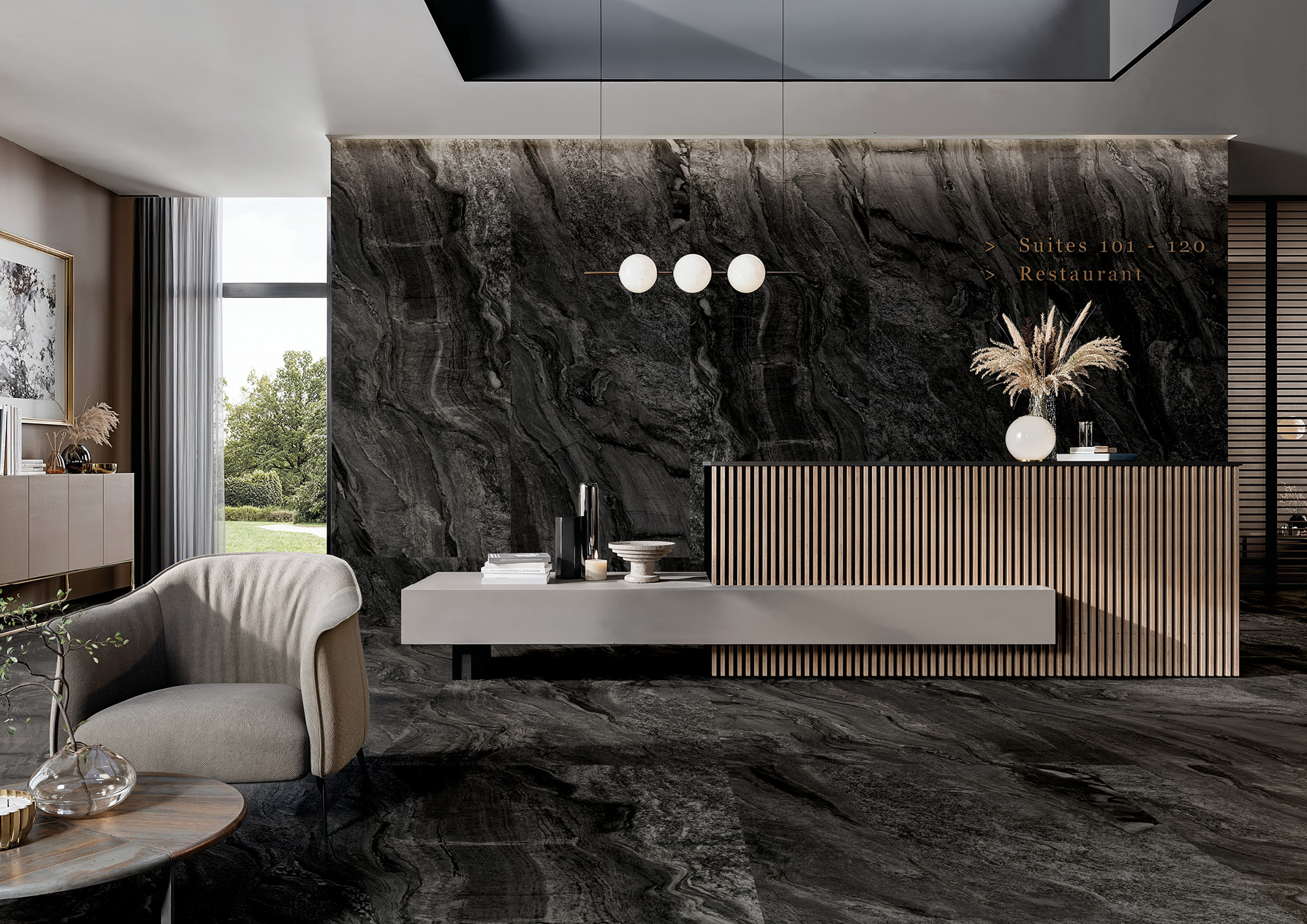 292101 На пол Graniti Terranova Materic Touch Ret 6mm 120x280 - фото 6