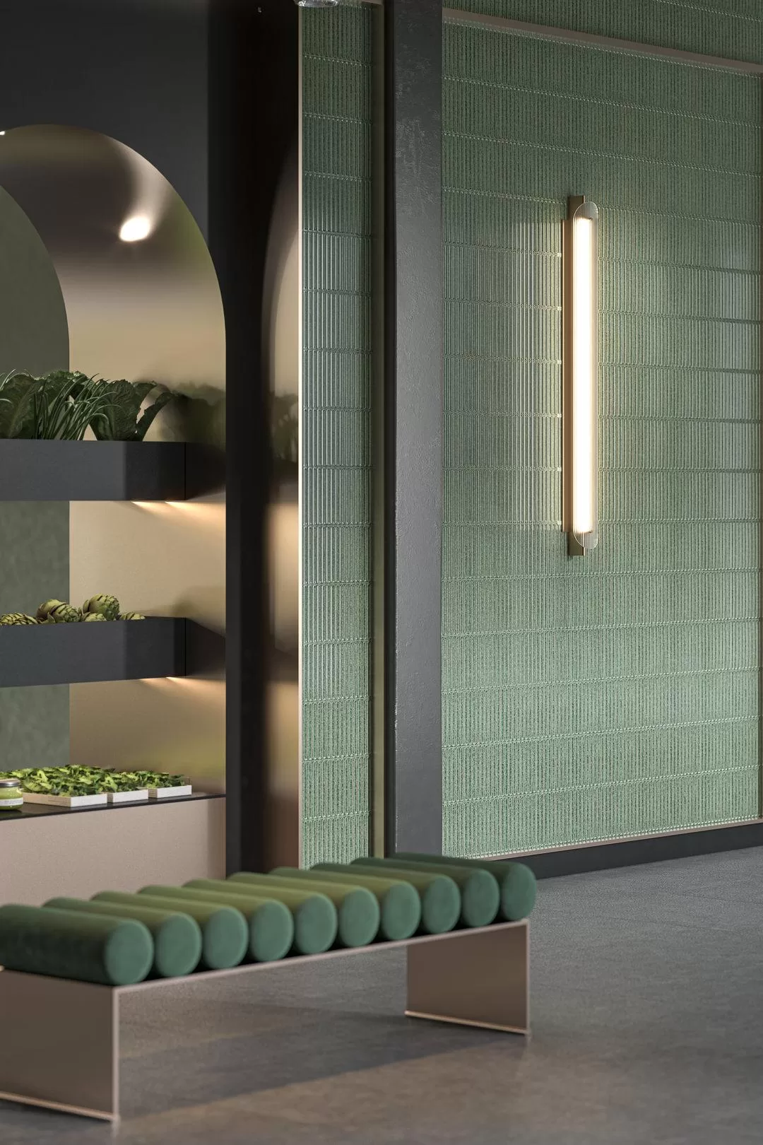 KMD2SOB005BN Декор Далия Чипсет фиолетовый глянцевый 20x20x0.95 - фото 15