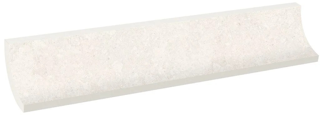 Плинтус Stone Радиальный 531 White R9 r30 77х665