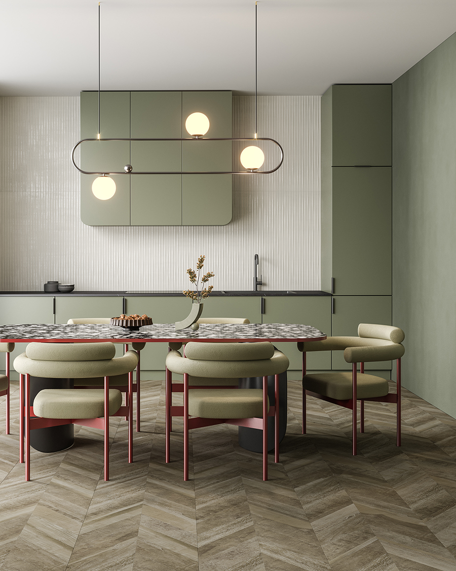 На пол Chevron Oak Natural 49.75x99.55 - фото 2