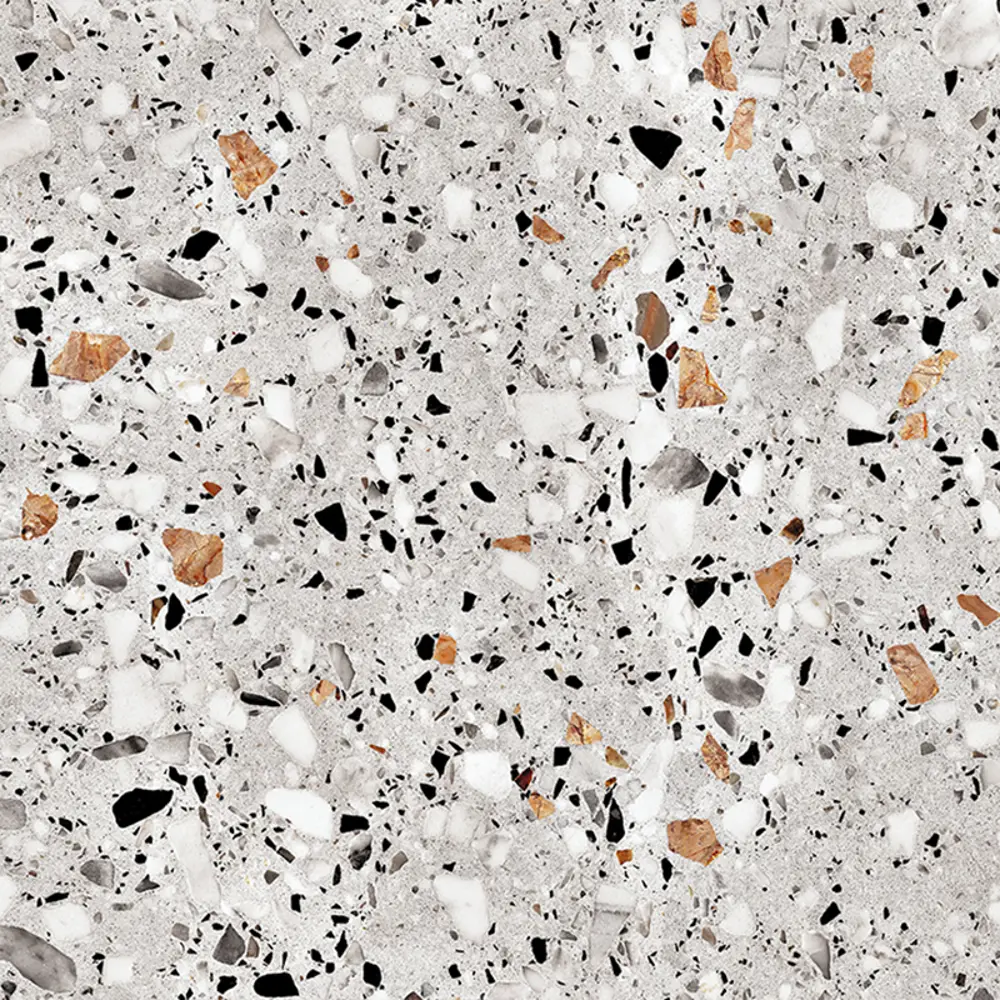 NR0373-M На пол Эвия Терраццо Серый матовый 600x600x9.5