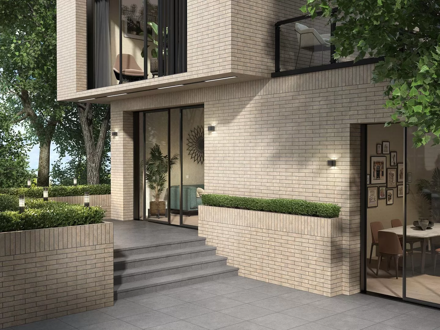 26312 На стену Брюссель Бежевый светлый матовый 28.5 - фото 3