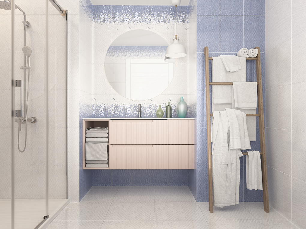 10100001092 На стену Лейла Голубой низ 02 25х40 - фото 5