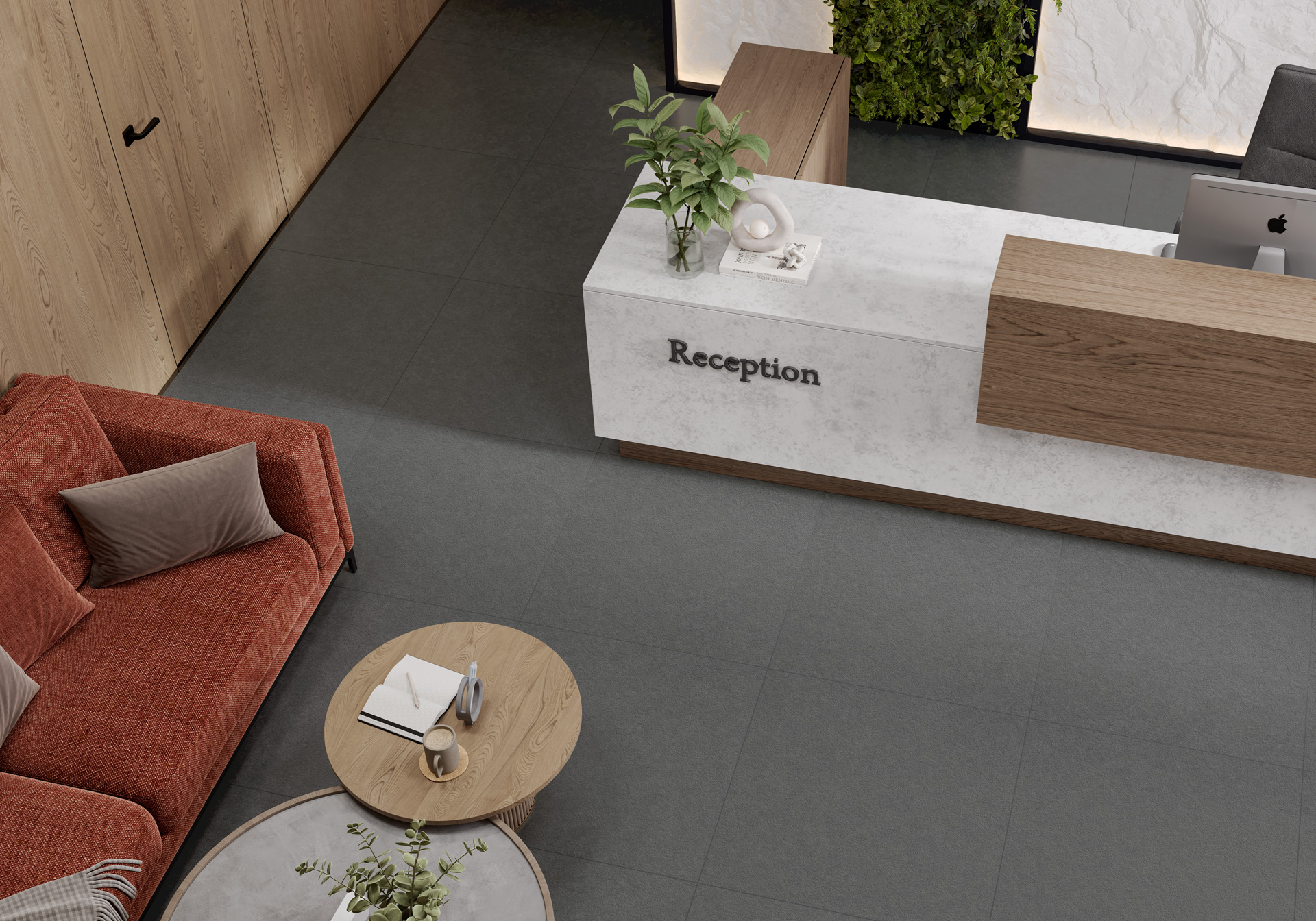 60120NEV18M На пол Nevel Taupe матовый карвинг 600x1200x7 - фото 23