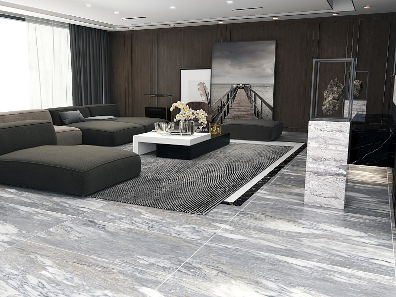 GYT612616 На пол Majesty Grey Glossy 60x120 - фото 2