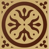 Декоративная вставка Метлахская плитка 100N011D003 ENC11 Nancy 03 (ROU. COG) 10x10