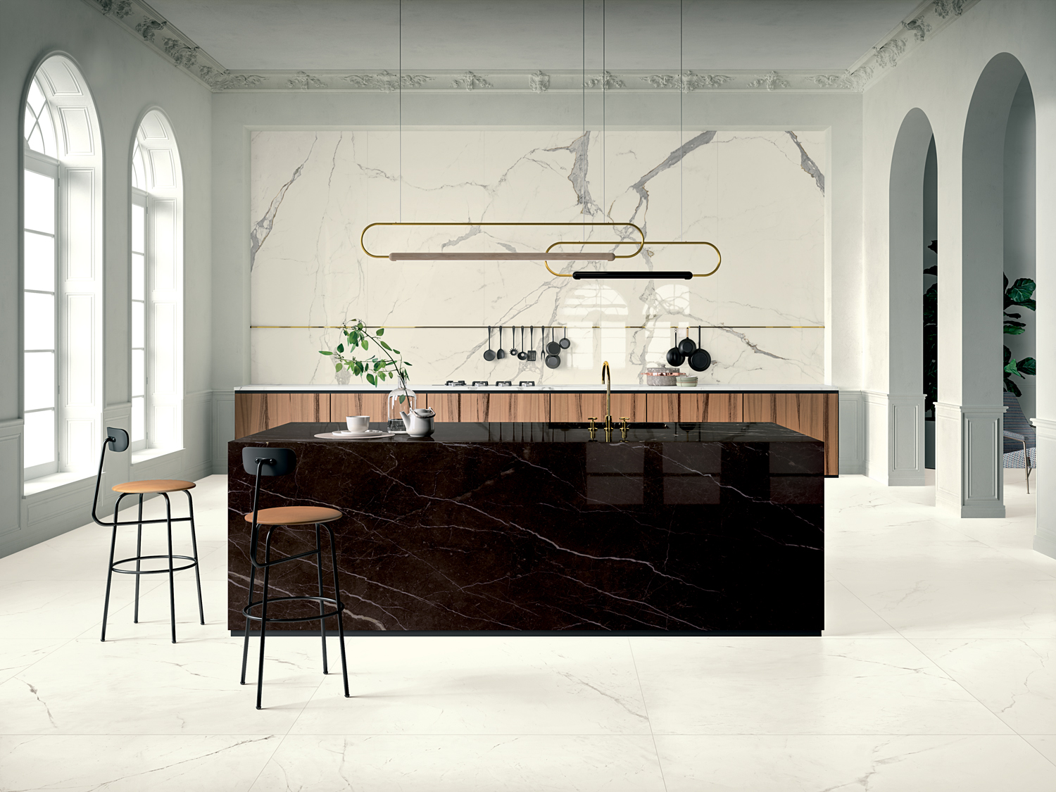 EK6VA33 На пол Vanity Onice Royal Touch 6.5 mm 120x278 - фото 3