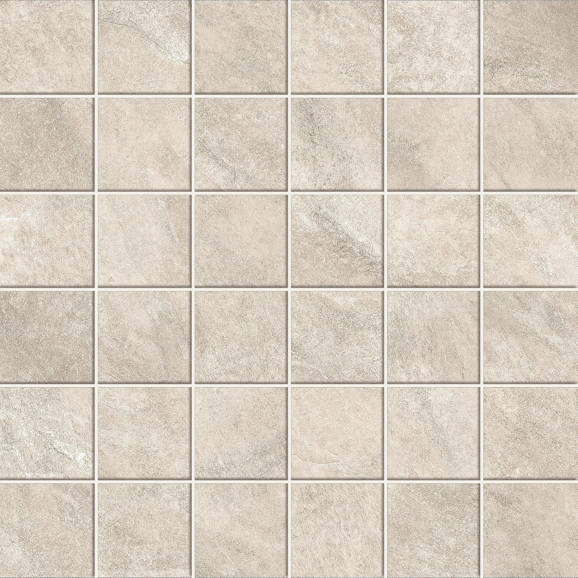 610110001513 На пол Rinascente Slate White Mosaic 30x30