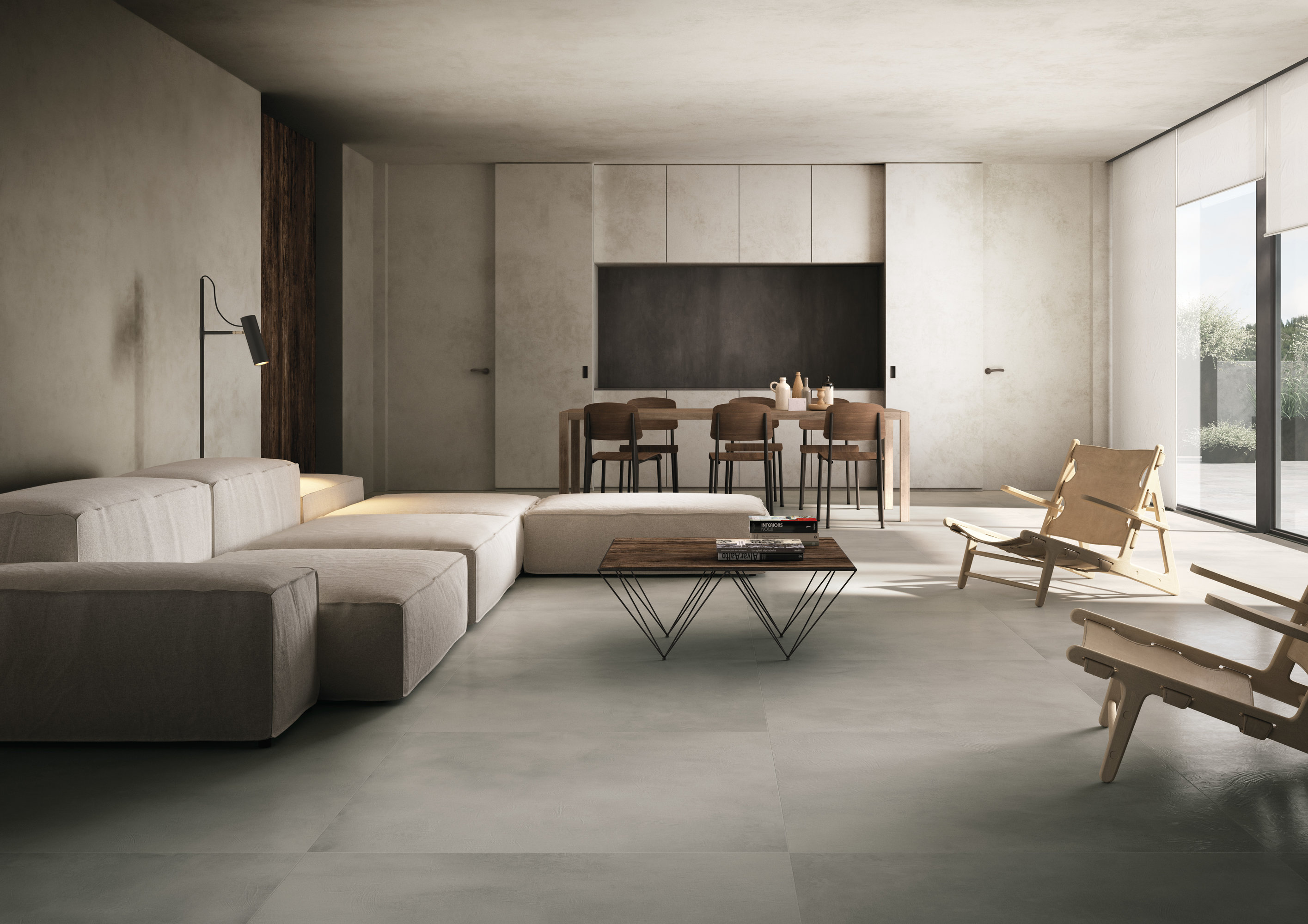 MAS1461030 На пол Hq. Resin Maximum Cinder Resin Semilucidato 300х100 - фото 4